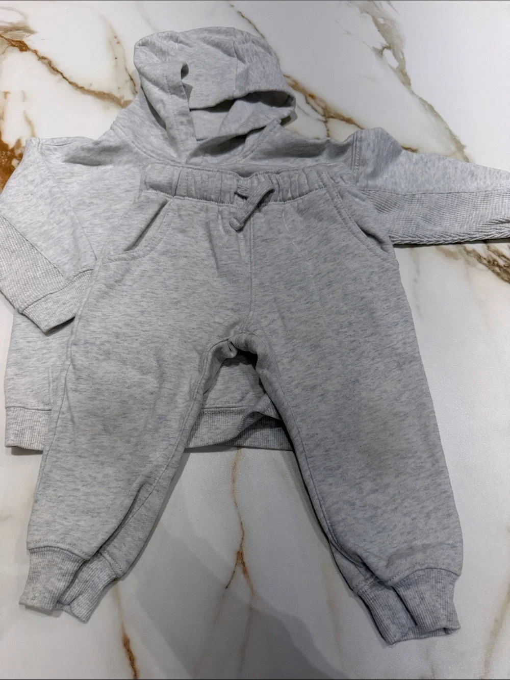 Carter's Heather Gray Hoodie and Jogger Set 2T